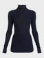 Long sleeve turtle neck cotton knit top