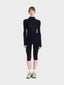 Long sleeve turtle neck cotton knit top