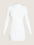 Heavy knit mini dress