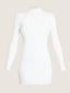 Heavy knit mini dress