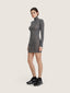 Long sleeve wool knit high collar mini dress | Ernest Leoty