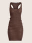Wool knit mini tank dress | Ernest Leoty