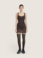 Wool knit mini tank dress | Ernest Leoty