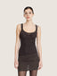 Wool knit mini tank dress | Ernest Leoty