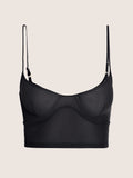 Mesh bustier bra