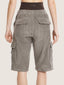 Unisex cargo velvet bermuda | Ernest Leoty