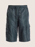 Unisex cargo nylon bermuda