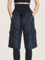 Unisex cargo  nylon bermuda