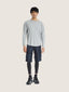 T-shirt manches longues oversize coutures apparentes
