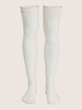 Overknee ribed cotton Socks