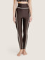 Wide waisted stitch satin bicolor leggings | Ernest Leoty