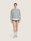 Bra cut fleece sweater grey | Ernest Leoty