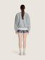 Bra cut fleece sweater grey | Ernest Leoty