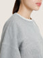 Bra cut fleece sweater grey | Ernest Leoty