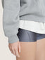 Bra cut fleece sweater grey | Ernest Leoty