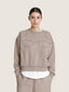 Bra Cut Fleece Sweater | Ernest Leoty
