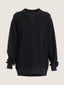 Oversized sweater back logo