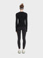 Long sleeve stretch corset cut t shirt