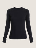 Long sleeve stretch corset cut t shirt