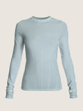 Long sleeve corset cut t shirt