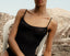Minimal cut corset swim or bodysuit