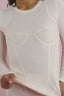 T-shirt à manches longues détail corset et poitrine
