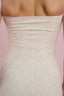 Soft cotton corset style mini dress with shorts