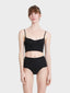 Plain bikini crop top